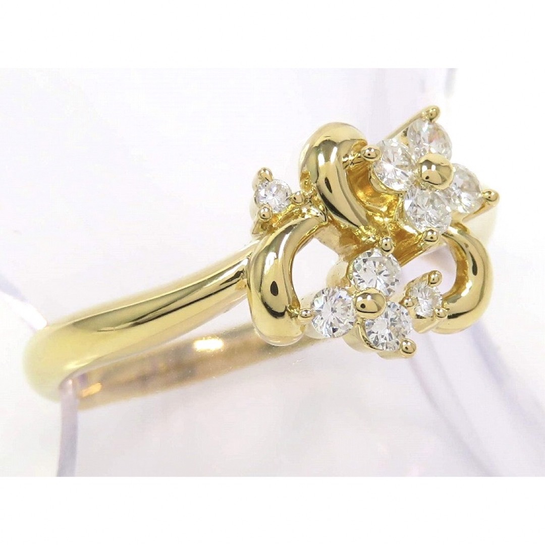 TASAKI(タサキ)のTASAKI タサキ K18 ダイヤモンド0.22ct リング イエローゴールド レディースのアクセサリー(リング(指輪))の商品写真