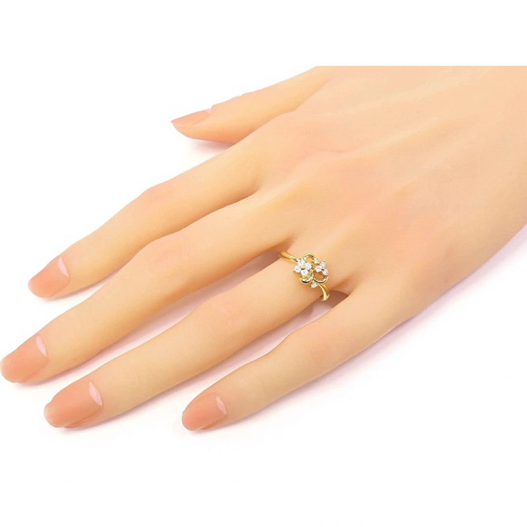 TASAKI(タサキ)のTASAKI タサキ K18 ダイヤモンド0.22ct リング イエローゴールド レディースのアクセサリー(リング(指輪))の商品写真