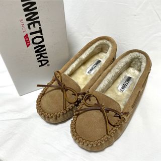 ミネトンカ(Minnetonka)のミネトンカ モカシン シナモン 23cm(スリッポン/モカシン)