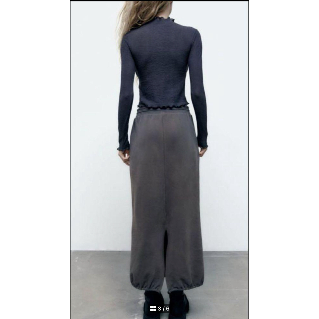 ZARA(ザラ)のZARA ジャージカーゴスカート レディースのスカート(ロングスカート)の商品写真