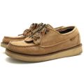 セバゴ／SEBAGO シューズ 靴 メンズ 男性 男性用スエード スウェード レザー 革 本革 ブラウン 茶  77113EW ZIPPERDECK ワックススエード モックトゥ Vibramソール モカシン