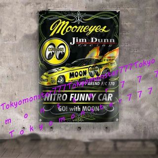 旗 ムーンアイズ MOONEYES ホッドロッド 04 ドラッグレース ドラッグ(その他)