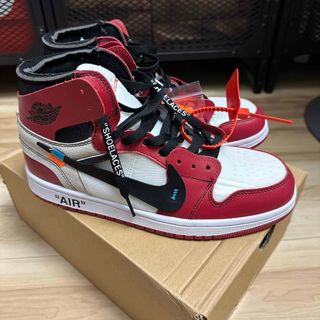 オフホワイト(OFF-WHITE)のoff-white×Air Jordan1 The Ten “Chicago”(スニーカー)