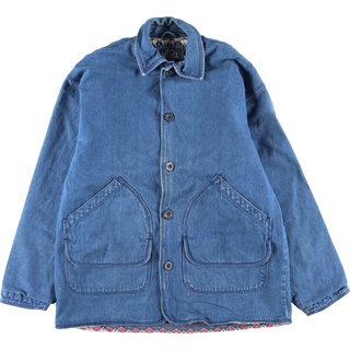 ウールリッチ(WOOLRICH)の古着 80年代 ウールリッチ WOOLRICH ハンティングジャケット デニムジャケット メンズM ヴィンテージ /eaa408756(Gジャン/デニムジャケット)