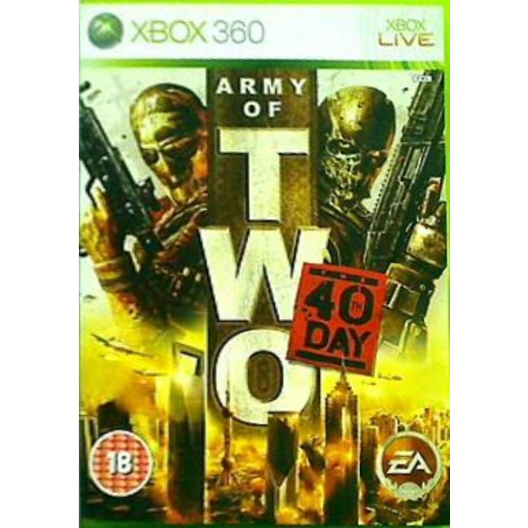 アーミー オブ ツー 40日 XB360 Army of Two: The 40th Day  Xbox 360Xbox360状態