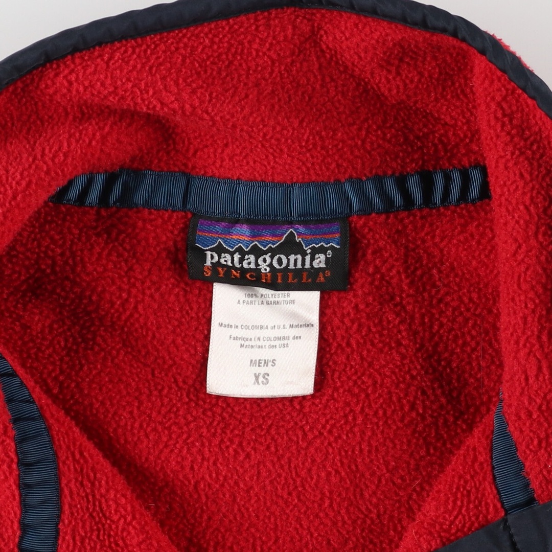 patagonia(パタゴニア)の古着 00年代 パタゴニア Patagonia SYNCHILLA シンチラ スナップT 25450F7 フリースプルオーバー メンズXS /eaa406838 メンズのジャケット/アウター(その他)の商品写真