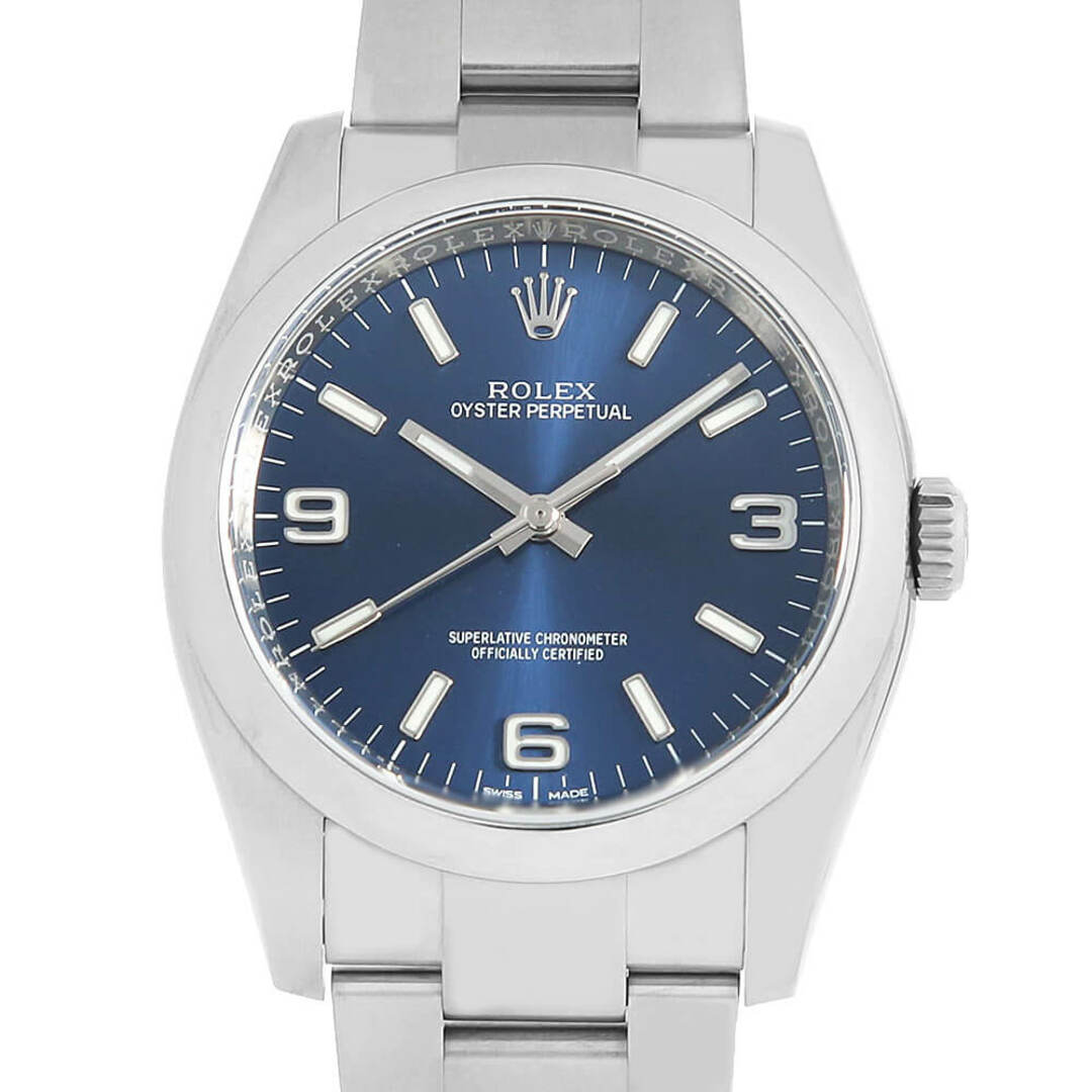 ROLEX(ロレックス)のロレックス オイスターパーペチュアル 116000 ブルー 369ホワイトバー ランダム番 メンズ 中古 腕時計 メンズの時計(腕時計(アナログ))の商品写真