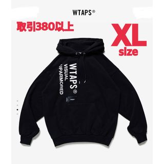 ダブルタップス(W)taps)のWTAPS VISUAL UPARMORED HOODY BLACK XLサイズ(パーカー)