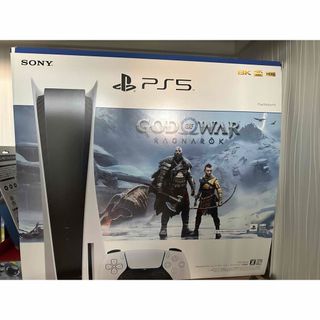 プレイステーション(PlayStation)のPS5　付属品全部完備　GOD OF WAR同梱版ソフト無 ディスクドライブ搭載(家庭用ゲーム機本体)