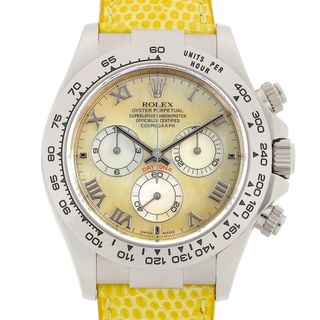 ロレックス(ROLEX)のロレックス コスモグラフ デイトナ ビーチ 116519 イエローシェル P番 メンズ 中古 腕時計(腕時計(アナログ))