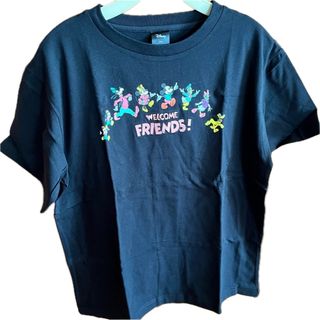 ディズニー(Disney)の【新品】ディズニー ⭐️ レトロ刺繍Tシャツ ブラック(Tシャツ(半袖/袖なし))