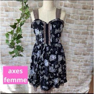 アクシーズファム(axes femme)の感謝sale❤️9188❤️axes femme㉖❤️ゆったり＆可愛いワンピース(ひざ丈ワンピース)