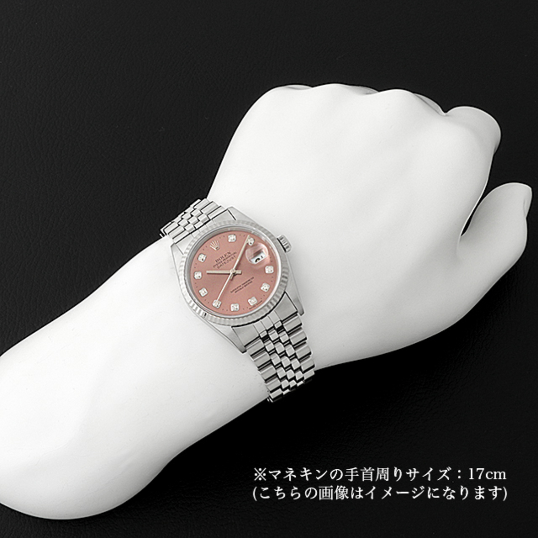 ROLEX(ロレックス)のロレックス デイトジャスト 10Pダイヤ 16234G ピンク 5列 ジュビリーブレス P番 メンズ 中古 腕時計 メンズの時計(腕時計(アナログ))の商品写真