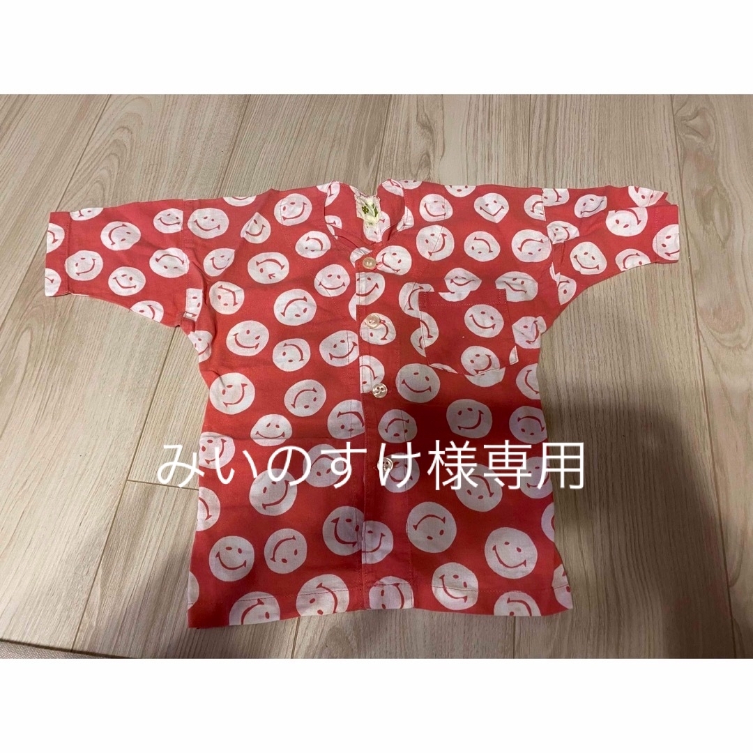 お祭り　ダボシャツ キッズ/ベビー/マタニティのキッズ服男の子用(90cm~)(甚平/浴衣)の商品写真