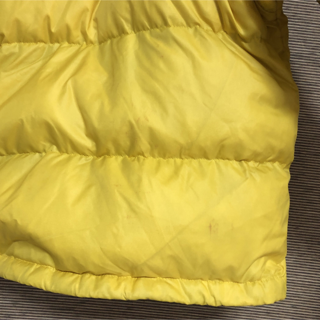 THE NORTH FACE(ザノースフェイス)の【ノースフェイス】ダウンジャケット　ヌプシ　700　黄色緑　ワンポイントK7 メンズのジャケット/アウター(ダウンジャケット)の商品写真