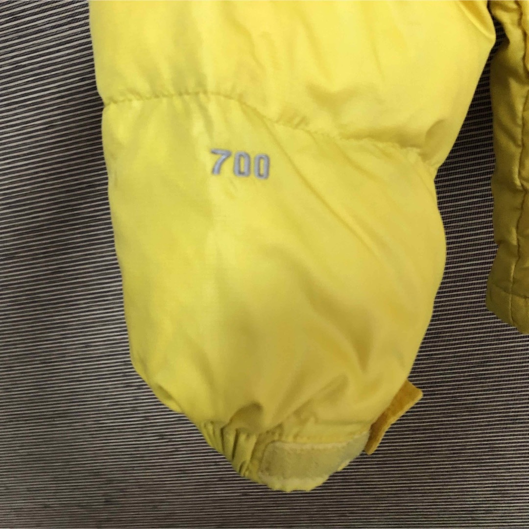 THE NORTH FACE(ザノースフェイス)の【ノースフェイス】ダウンジャケット　ヌプシ　700　黄色緑　ワンポイントK7 メンズのジャケット/アウター(ダウンジャケット)の商品写真