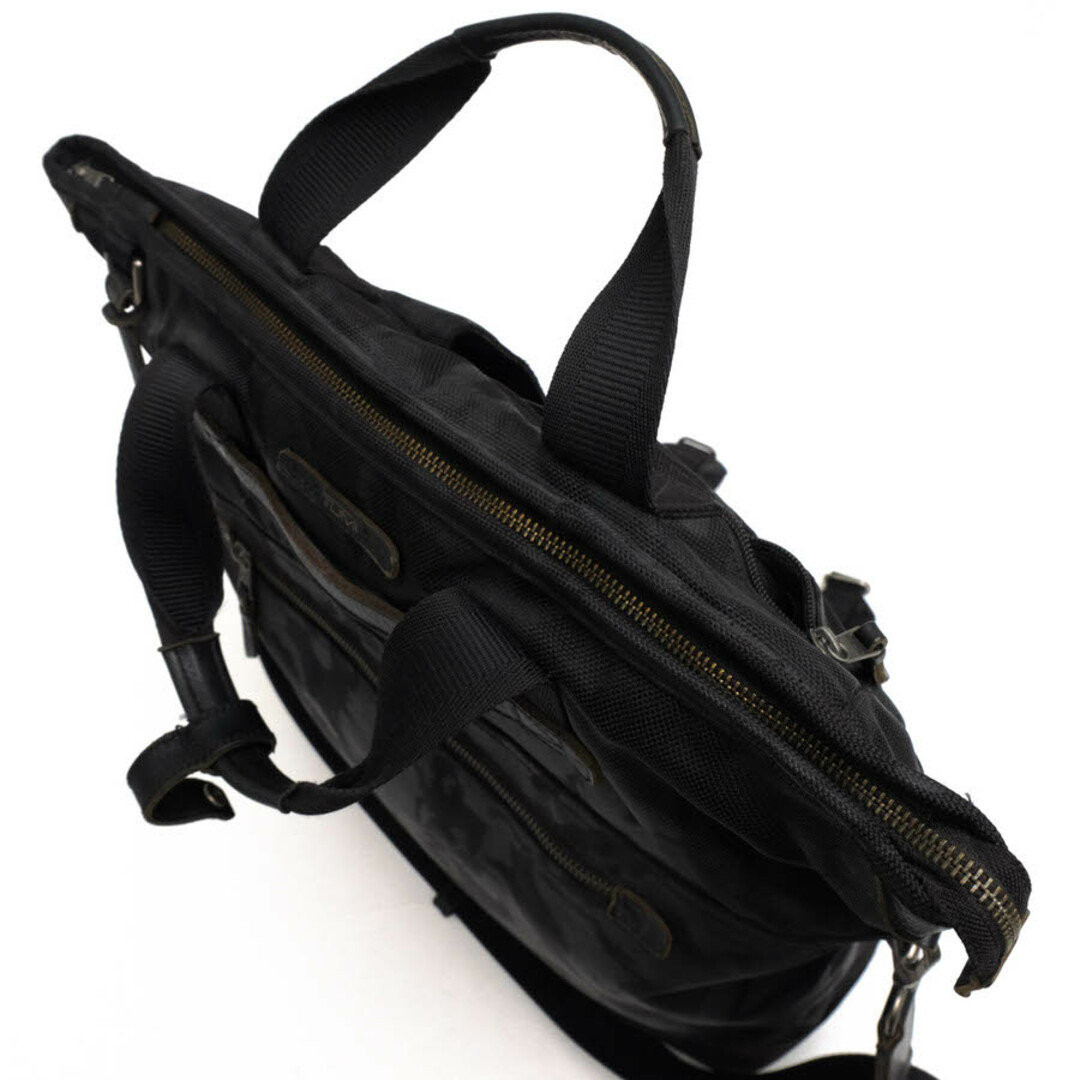 TUMI(トゥミ)のトゥミ／TUMI バッグ トートバッグ 鞄 ハンドバッグ メンズ 男性 男性用ナイロン レザー 革 本革 ブラック 黒  61028DCM DALSTON PERCH BACKPACK TOTE ダルストン パーチ バックパックトート 3WAY リュック ショルダーバッグ 迷彩・カモフラージュ柄 メンズのバッグ(トートバッグ)の商品写真