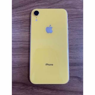 アイフォーン(iPhone)のiPhone XR イエロー　128GB(スマートフォン本体)