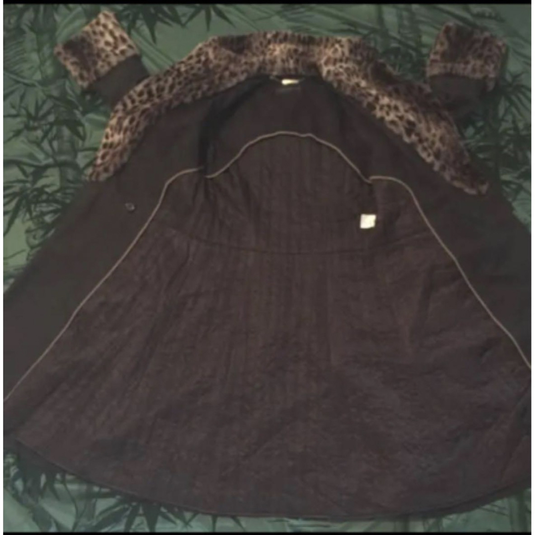 美品】定価13万円 シャルルジョルダン ファーコート36(M-L) 黒色 美品】定価13万円 シャルルジョルダン ファーコート36(M-L) 黒色