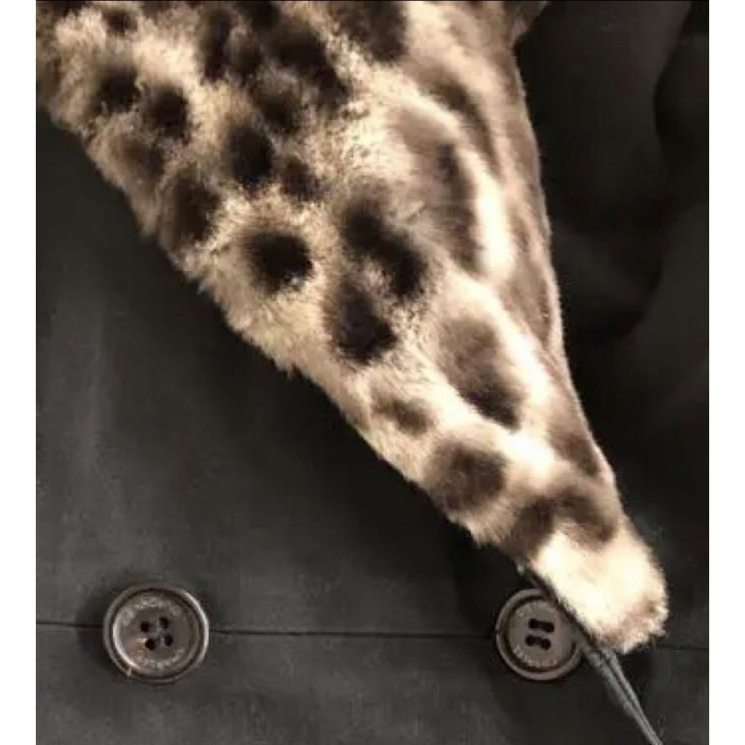 美品】定価13万円 シャルルジョルダン ファーコート36(M-L) 黒色 美品】定価13万円 シャルルジョルダン ファーコート36(M-L) 黒色