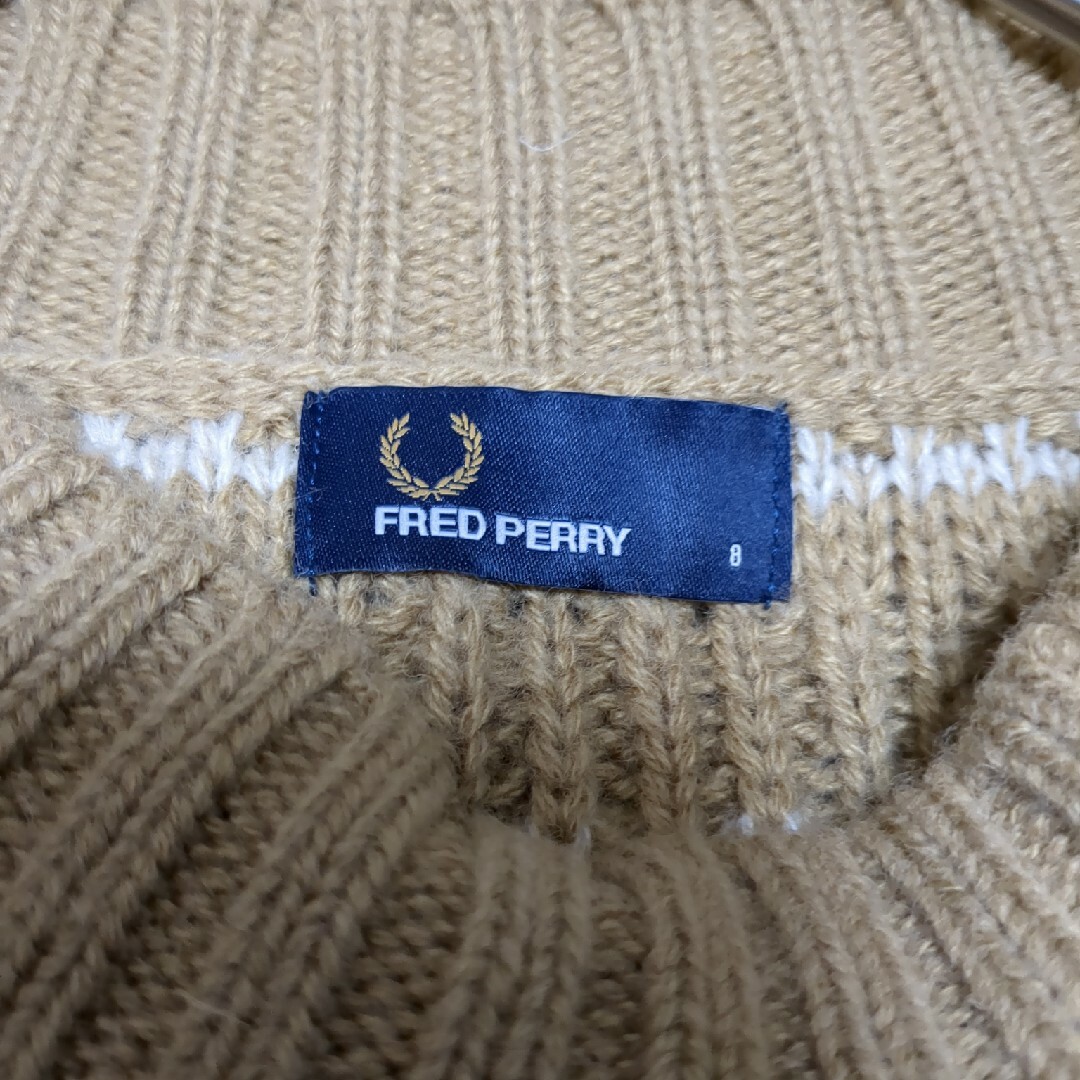 FRED PERRY(フレッドペリー)の【美品】FREDPERRY ニットワンピース レディースのワンピース(ひざ丈ワンピース)の商品写真