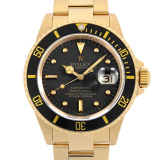 ロレックス(ROLEX)のロレックス サブマリーナ デイト 16808 ブラック フジツボダイアル 80番 メンズ 中古(腕時計(アナログ))