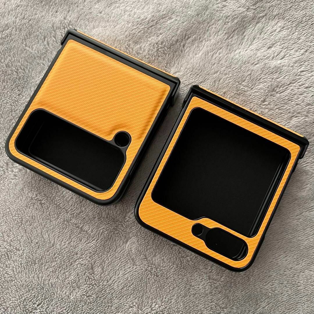 Galaxy Z Flip4 ケース ギャラクシーZ フリップ4 黄色 おしゃれ スマホ/家電/カメラのスマホアクセサリー(Androidケース)の商品写真