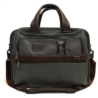 トゥミ(TUMI)のトゥミ／TUMI バッグ ブリーフケース ビジネスバッグ 鞄 ビジネス メンズ 男性 男性用PVC レザー 革 グレー 灰色  26141EG2 ALPHA Expandable Organizer Compute アルファ エクスパンダブル・オーガナイザー・コンピューター・ブリーフ 2WAY ショルダーバッグ 定番(ビジネスバッグ)