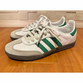 アディダス(adidas)のadidas アディダス SAMBA OG グリーン ホワイト(スニーカー)