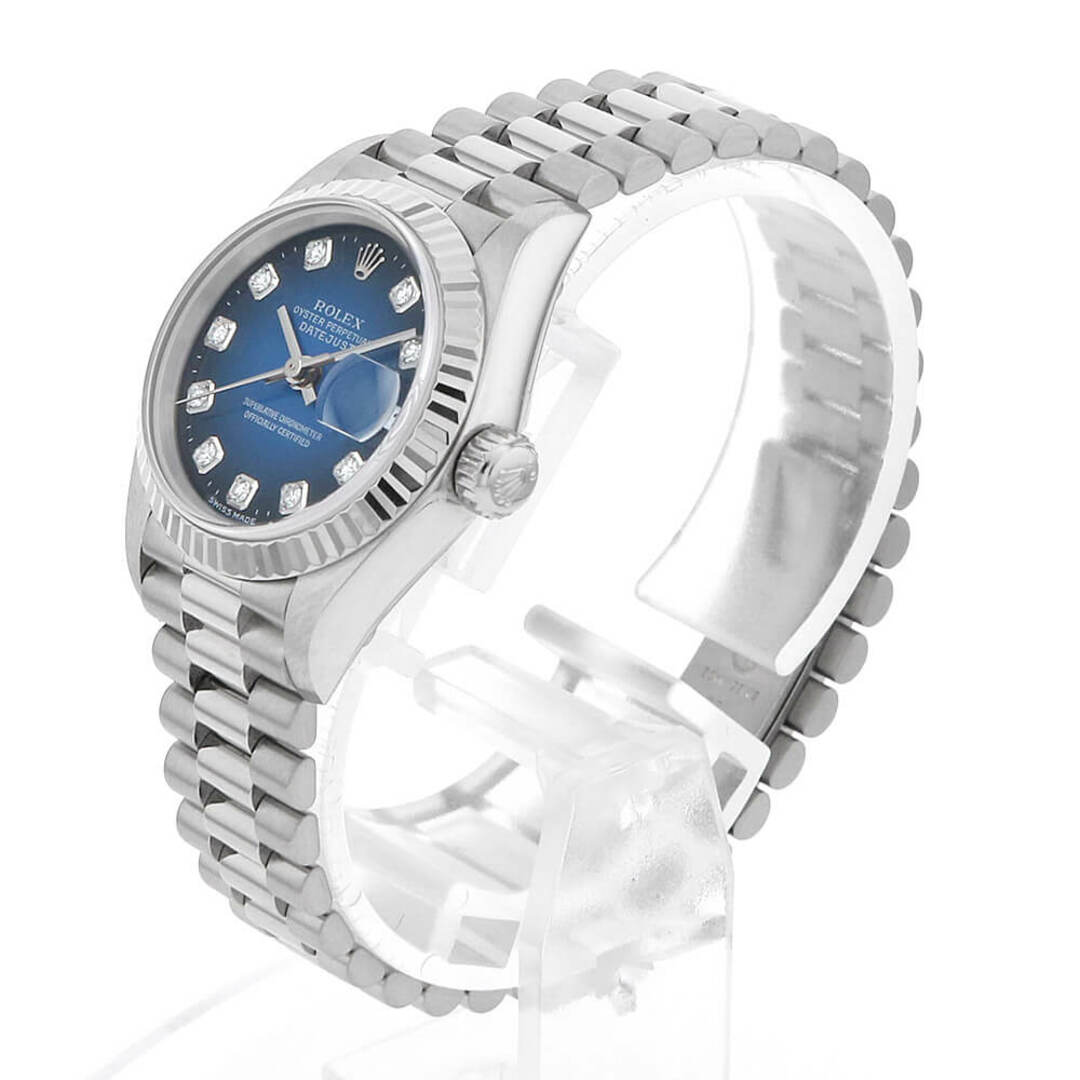 ROLEX - ロレックス デイトジャスト 10Pダイヤ 79179G ブルー ROLEX - ロレックス デイトジャスト 10Pダイヤ 79179G ブルー