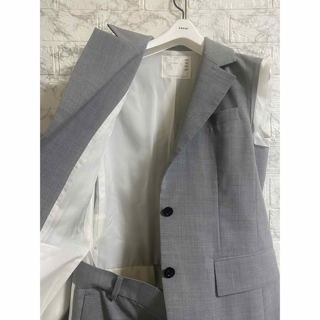 sacai - sacai サカイ オールインワン サロペット ジャケット sacai - sacai サカイ オールインワン サロペット ジャケット