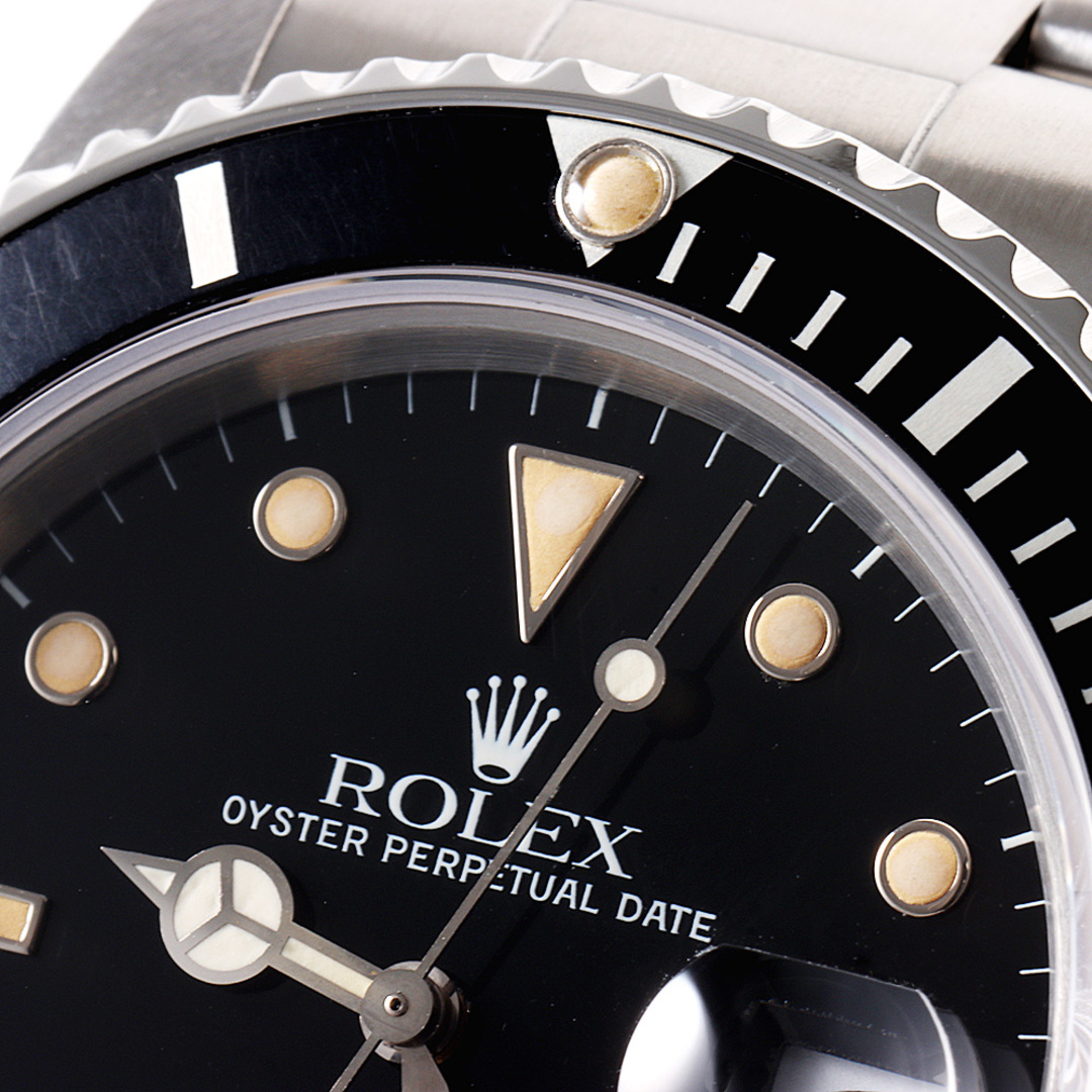 ROLEX(ロレックス)のロレックス サブマリーナ デイト トリプルゼロ 168000 ブラック R番 メンズ 中古 腕時計 メンズの時計(腕時計(アナログ))の商品写真