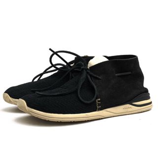 ビズビム／VISVIM シューズ スニーカー 靴 ローカット メンズ 男性 男性用ポリエステル レザー 革 本革 ブラック 黒  0116202002001 HURON MESH MOC-FOLK モカシン(スリッポン/モカシン)