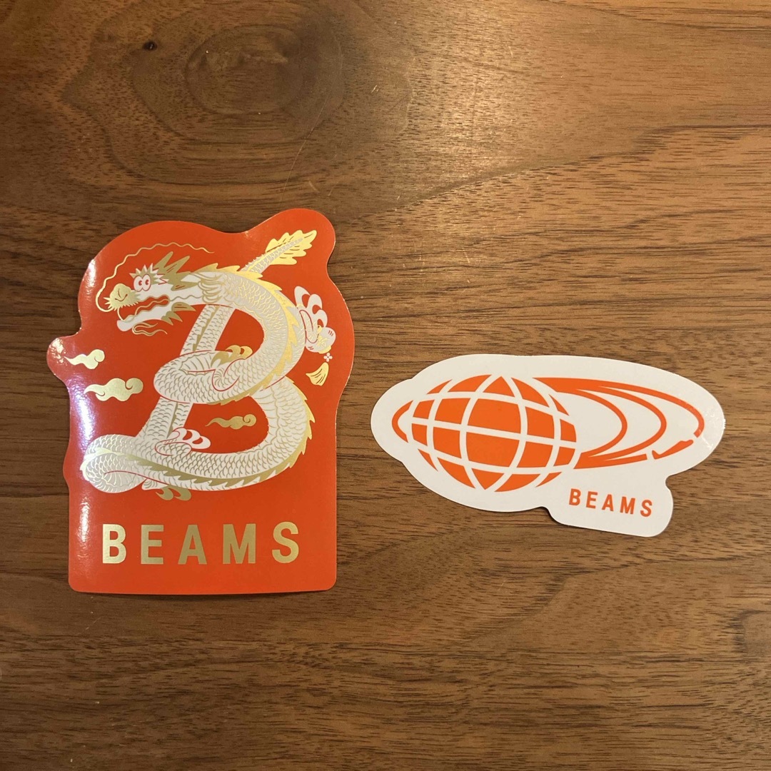 BEAMS(ビームス)の2024年始 BEAMSステッカー 2枚セット エンタメ/ホビーのコレクション(ノベルティグッズ)の商品写真
