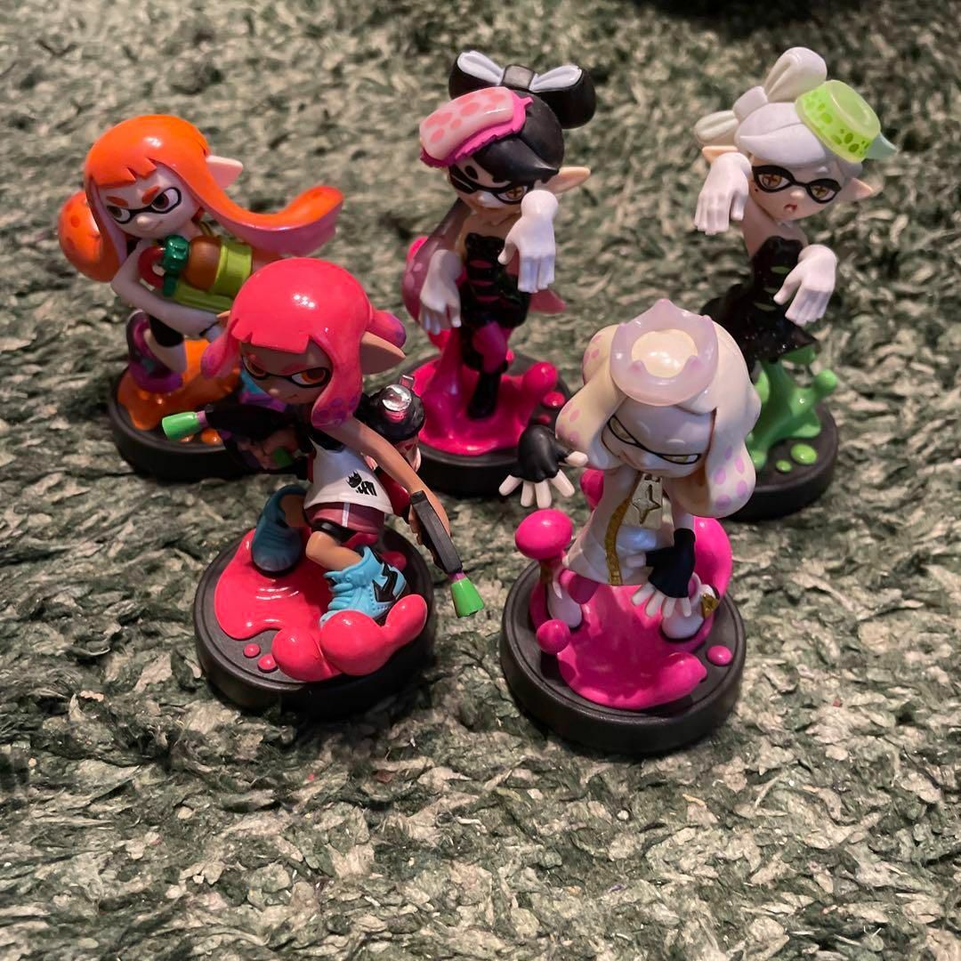 amiiboスプラトゥーン　ヒメ・ガール・アオリ・ホタル