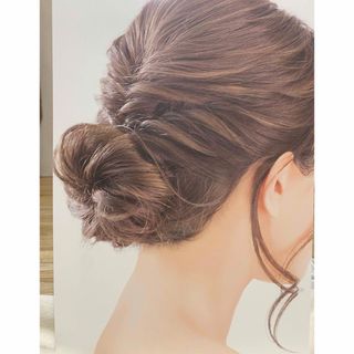 着画制作キット ヘアアレンジ ヘアアクセサリー ライトカラー (型紙/パターン)