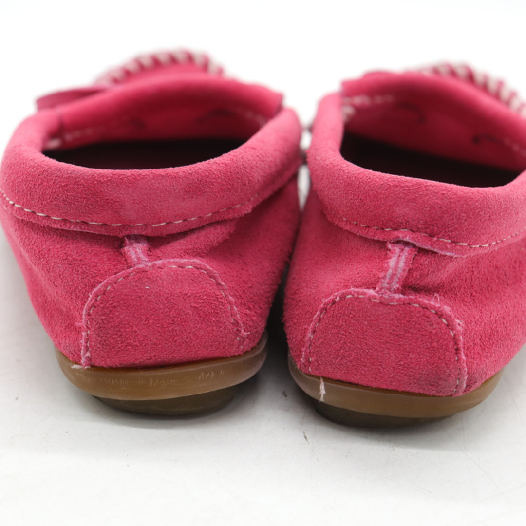 Minnetonka(ミネトンカ)のミネトンカ モカシン スエード 401 フラットシューズ ブランド 靴 レディース 6サイズ ピンク Minnetonka レディースの靴/シューズ(スリッポン/モカシン)の商品写真