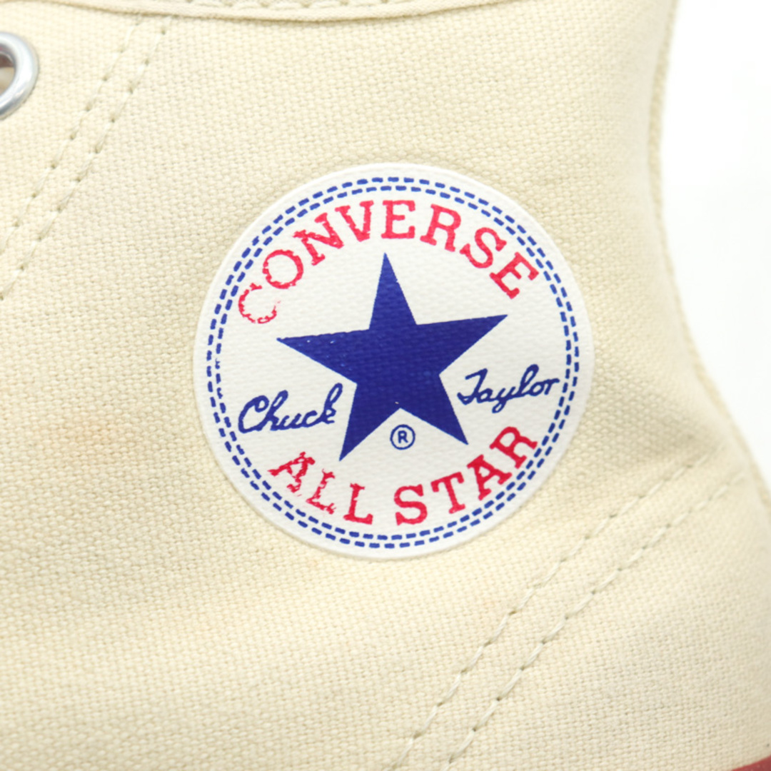 CONVERSE(コンバース)のコンバース スニーカー オールスター キャンバス ハイカット シューズ 子供 靴 キッズ 女の子用 20cmサイズ アイボリー CONVERSE キッズ/ベビー/マタニティのキッズ靴/シューズ(15cm~)(スニーカー)の商品写真