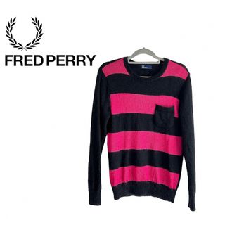 フレッドペリー(FRED PERRY)のFRED PERRY フレッドペリー  モヘア　ニット　セーター　ボーダー　(ニット/セーター)