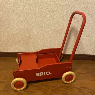 ブリオ(BRIO)のBRIO 積み木付き押し車(手押し車/カタカタ)