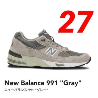 ニューバランス(New Balance)の④希少✨Made in UK ニューバランス M991GL 27cm GRAY(スニーカー)