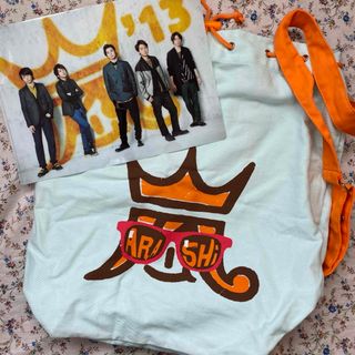 アラシ(嵐)の嵐　アラフェス2013  ショッピングバック　クリアファイル(アイドルグッズ)