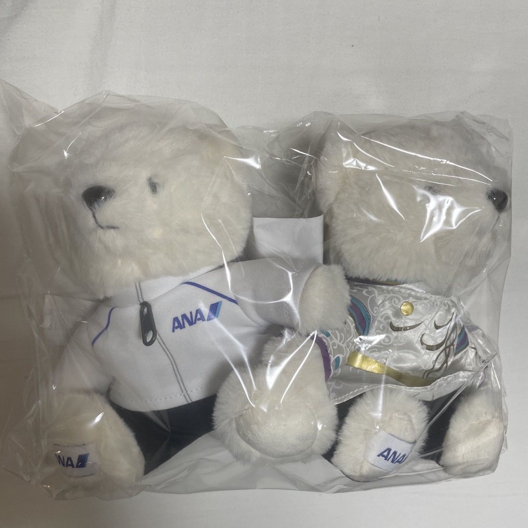 ANA(全日本空輸)(エーエヌエー(ゼンニッポンクウユ))のANA 羽生結弦 コラボ YUZU フライトベア  ぬいぐるみ  エンタメ/ホビーのおもちゃ/ぬいぐるみ(ぬいぐるみ)の商品写真