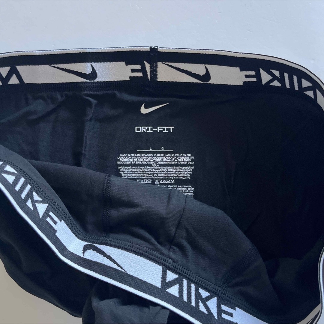 NIKE(ナイキ)のNIKE ナイキ　メンズビキニ　XL(L) ブラック　黒　メンズブリーフ　下着 メンズのアンダーウェア(その他)の商品写真