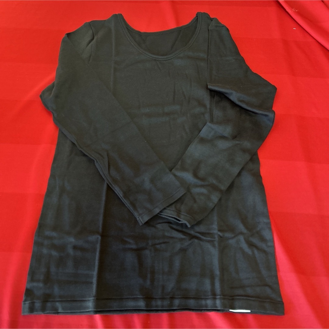 シャルレ(シャルレ)のシャルレふんわり保温インナー591ブラックLL レディースの下着/アンダーウェア(アンダーシャツ/防寒インナー)の商品写真