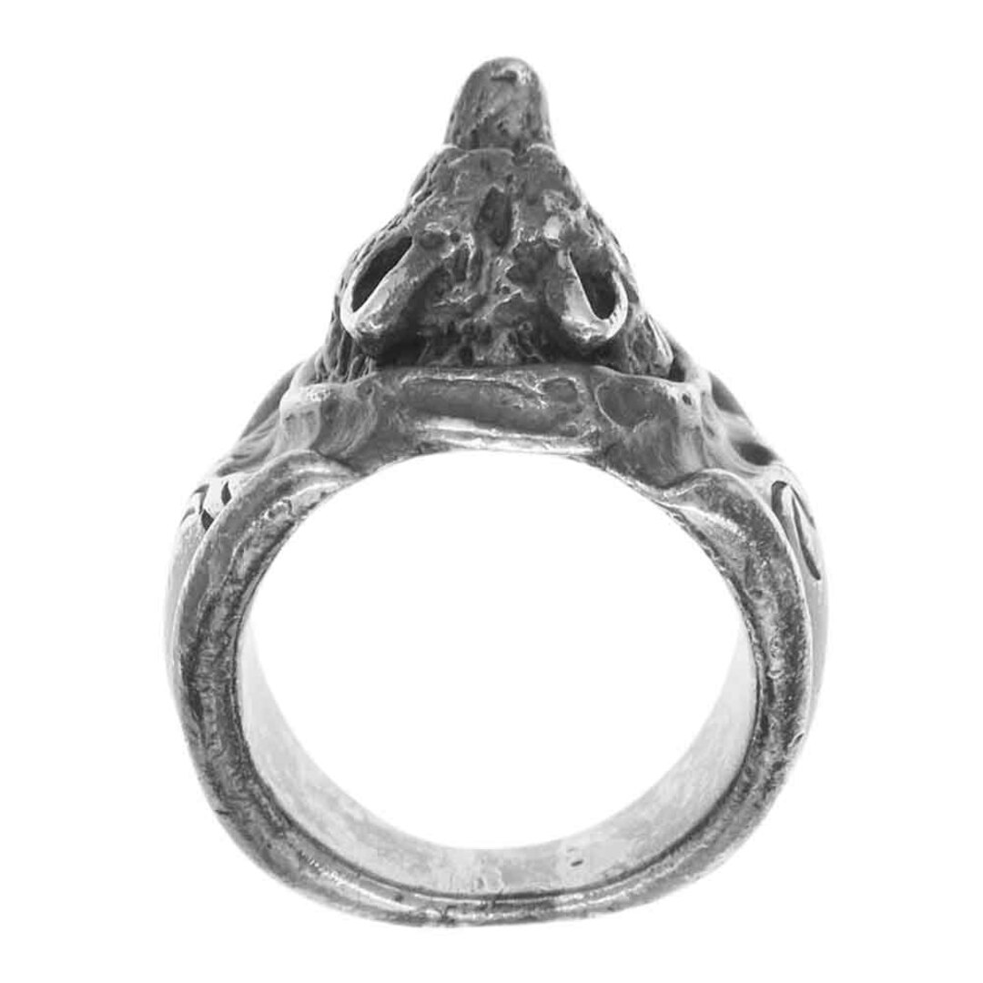 GODSIZE(ゴッドサイズ)のGODSIZE ゴッドサイズ リング WOLF RING ウルフ リング シルバー系 21.5号【中古】 メンズのアクセサリー(リング(指輪))の商品写真