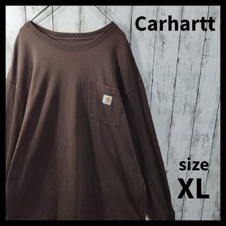 カーハート(carhartt)の【Carhartt】ワンポイントポケットロンT　オーバーサイズ　ルーズフィット(Tシャツ/カットソー(七分/長袖))