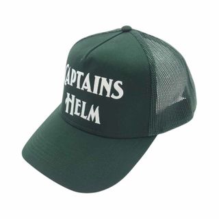 キャプテンズヘルム CAPTAINS HELM キャップ LOGO MESH CAP メッシュ ロゴ キャップ 帽子 グリーン グリーン系【中古】(その他)