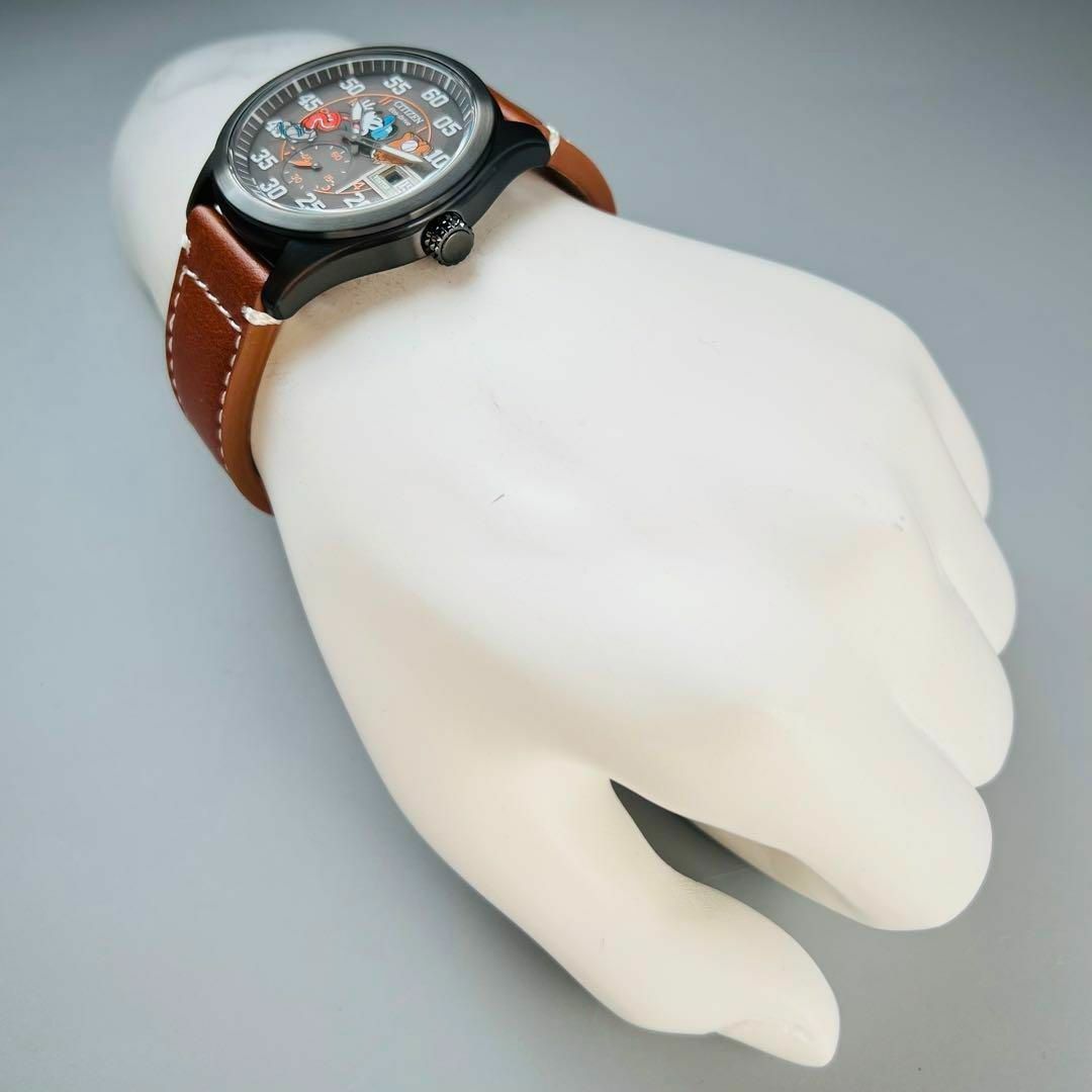 シチズン 腕時計 ディズニー エコドライブ ミッキー メンズ  ブラック 展示品1621cm耐水性