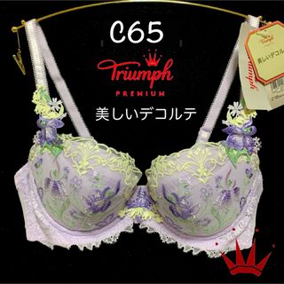 トリンプ(Triumph)のC65 トリンプ プレミアム レッドレーベル 0078 ブラ単品 Purple (ブラ)